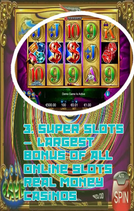 Real cash slots online